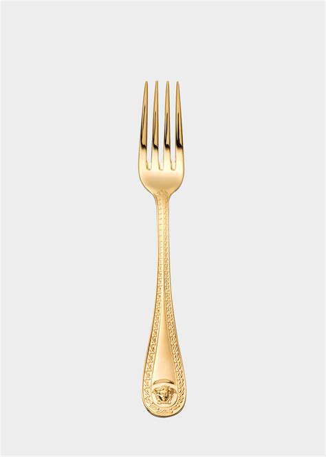 versace gold fork|versace cutlery sets.